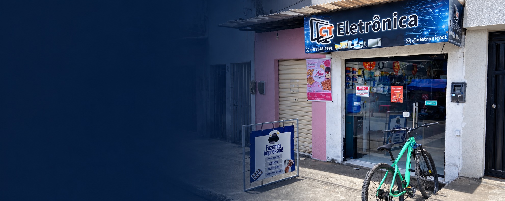 Fachada da CT Eletrônica em Maceió
